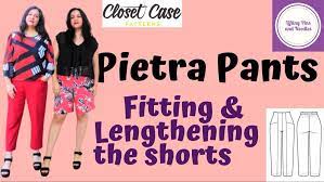 Pietra Pants Closet Case Patterns 2 Views Fit Adjustments How To Lengthen Shorts Youtube Closet Case Patterns Red Linen Pants Pants Pattern