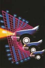 neondreams83 future drive レトロアート レトロフューチャー グラフィックデザインのポスター