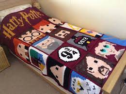 harry potter c2c blanket 3 months in the making mostly from patterns by crafty ridge harry potter blanket harry potter crochet harry potter quilt
