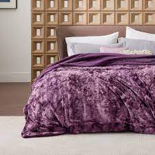 Amazon.com: Bedsure Fuzzy Blanket King Size - Purple, Soft and Comfy  Sherpa, Plush and Furry Faux Fur, Reversible King Blankets for Bed, 108x90  Inches : Home & Kitchen