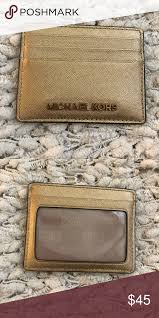 Michael kors signature logo double zip multifunction wristlet wallet vanilla 198. Michael Kors Credit Card Holder Credit Card Holder Michael Kors Kor
