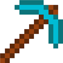 View Full Hd The Diamond Pickaxe Minecraft Diamond Pickaxe Hd Png Download And Find More Transparent Png Image Fre Minecraft Diamond Pickaxe Png Minecraft