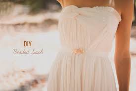 Get the best deals on sash for wedding dress and save up to 70% off at poshmark now! Diy Beaded Sash