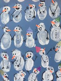 Empreintes Winter Knutselen Kinderen Kerstmis Winterknutsels