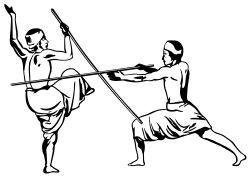 Silambam Wikipedia The Free Encyclopedia Indian Martial Arts Martial Arts Illustration Art