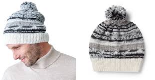 The gray fair isle beanie on the right is the. Simple Fair Isle Knitted Hat Free Knitting Pattern