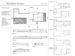 Originally called the german pavilion, later renamed barcelona pavilion was the card of germany by raising the flag on a pedestal along with the narrow section of the site, the horizontality of the large windows draw the continuous outer boundary, thus declaring transparency, the idea of freedom. Floor Plan Elevation Barcelona Pavilion Barcelona Pavilion Pavilion Architecture Pavilion