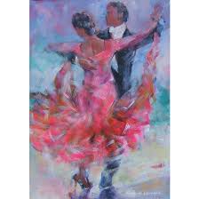 Ballroom Dancing Foxtrot Waltz Painting Surrey Artists Art Galleries Whether you're new to waltzing, an intermediate dancer, or a pro, variations are a way to keep traditional dances fun and exciting. ballroom dancing foxtrot waltz painting