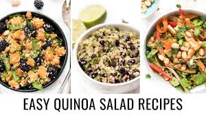 Maybe you would like to learn more about one of these? Super Easy Quinoa Salad Recipes For Summer 3 Ways Youtube