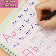 These worksheets are for coloring, tracing, and writing uppercase and lowercase letters. Office Supplies Alphabet English Mathematics Drawing Reusable Magic Practice Copybook Tracing Book For Children 4pcs Magic Calligraphy That Can Be Reused Handwriting Copybook For Kids Office Products Doubletreetours Com