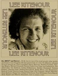 Lee Ritenour at Sound Lab Studios, Hollywood, California during the  recording sessions of his 1976 debut solo album, 'First Course'...