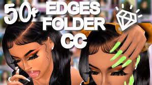 It's a blog to reblog, like and share cc for the game. 50 Edges Baby Hairs Cc Folder Download Urban Cc The Sims 4 Youtube