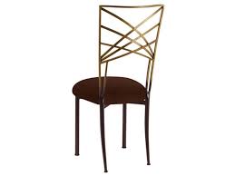 two tone chameleon with chocolate suede cushion gold dining chairs chairs for rent chairs for sale