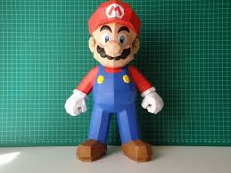 Epic Super Mario Bros Papercraft Model Papercraft Brinquedos De Papel Trabalhos Manuais Com Sapatos