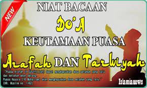 Niat Puasa Arafah Tarwiyah Doa Membaca Hukum