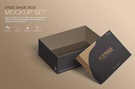 Download Free Shoe Box Mockup Set Free Design Resources Box Mockup Design Mockup Free Design Freebie