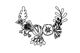 Floral Wreath 3 Svg Cut File By Creative Fabrica Crafts Creative Fabrica