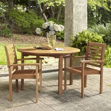 Free shipping and easy returns on bring classic, coastal style to your outdoor ensemble with this stackable patio dining chair! Birch Lane Outdoor Dining Set Off 69
