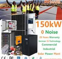 150kVA 150kW Solar Power Plant And Price - 2024