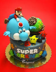 Super Mario Galaxy Cake Super Mario Cake Mario Cake Galaxy Cake