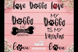 Download Dog Love Valentine Svg Doggo Valentine S Day Svg Valentine 565288 Cut Files Design Bundles