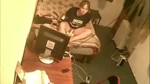 Spy camera caught nerdy sister masturbate to the place of doing lessons |  AREA51.PORN