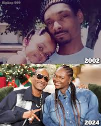Throwback photo of Snoop Dogg and His Daughter Cori Broadus (2002-2024).🖤✨ 