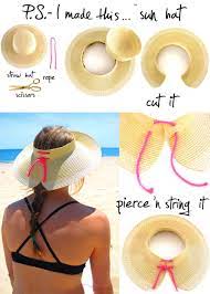 Top 5 Diy Hats Don T Think I D Ever Make Any But Cool Ideas Diy Sun Hat Sun Hats Hats