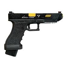Army Custom 34 Series Gas Blowback Pistol (JW3 - Black - R34-1) - DEFCON  AIRSOFT