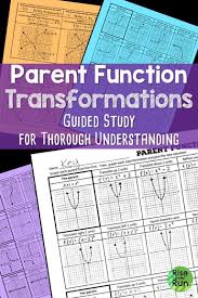 Parent Function Transformations Editable Parent Functions Algebra Activities Teaching Algebra