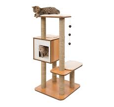 If You Make These Diy Cat Toys You Ll Make Yours The Happiest Kitty On The Planet Vesper Cat Furniture Modern Cat Furniture Cool Cat Trees