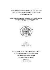 Karya ilmiah dapat ditulis dalam berbagai bentuk penyajian. Hubungan Pola Asuh Orang Tua Dengan Prestasi Belajar Siswa Idb4