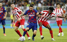 Club atlético de madrid, s.a.d., commonly referred to as atlético de madrid in english or simply as atlético or atleti, is a spanish professional football club based in madrid, that play in la liga. Barca 2 3 Atletico Madrid Late Drama Ends Super Cup Hopes