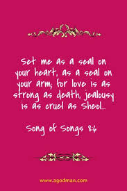 Love is strong as death; We See That God Is Jealous Over Us To Love Him Supremely As His Wife