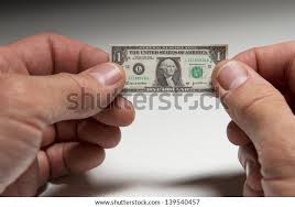 Tiny Dollar Bill Stock Photo (Edit Now) 139540457
