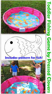 Pressed Clovers Toddler Fishing Game Toddler Birthday Party Fishing Birthday Party Toddler Birthday