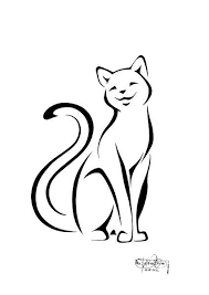 Meow By Panhesekielshiroi On Deviantart Cat Tattoo Cat Art Cat Outline