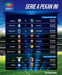 Dapatkan jadwal bola hari ini. Jadwal Serie A Pekan Ini Duel Panas Sampdoria Vs Inter Kumparan Com