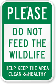 Red horseback riding sign with english text makes your recreation message clear. Keep The Area Clean Sign Do Not Feed Wildlife Sign Sku K 7474 Sku K 7474