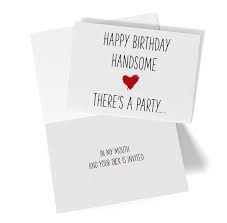 Check out our inappropriate cards birthday selection for the very best in unique or custom, handmade pieces from our shops. Dirty Birthday Card For Him Cards For Husband Boyfriend Etsy