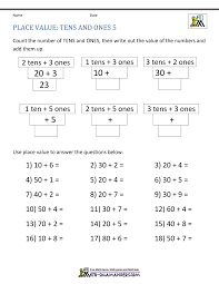 These worksheets are of the finest quality. 1st Grade Place Value Worksheets 2 Digit Numbers