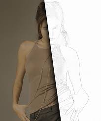 Draw shapes as you normally would, with the paint brush tool set to black, to get nice smooth hand drawn lines. Making A Pencil Drawing From A Photo Tutorials Gimpusers Com