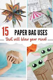 15 Brilliant Uses For Brown Paper Bags In 2020 Fun Paper Bag Paper Bag Crafts Preschool Arts And Crafts
