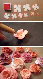 Blumen Falten Rosen Blumenblatter Diy Papierrosen Selber Machen Karton Papierdeko Papierblumen Basteln Blumen Basteln Aus Papier Papierblumen Diy