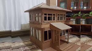 Bit.ly/2ej9fyl how to make diy miniature. Kartondan Maket Ev Yapimi 1 By Ferhat Cesur