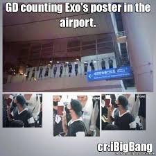 Even Gd Counts Right Away Allkpop Meme Center Memes Kpop Funny Exo