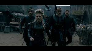 Vikings Season 5 Lagertha Bjorn Ubbe And Halfdan Vikings Vikings Season Vikings Season 5 Viking S