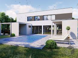 Weitere ideen zu haus, moderne häuser, haus bauen. Einfamilienhaus Designer Haus Mit Aussenlounge Von Modern Immo Fertighaus De