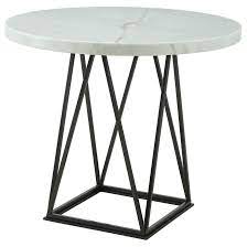 Browse macy's excellent selection, you'll find a wide range of options. Elements International Riko 0182858 Round Counter Height Dining Table With Marble Top Becker Furniture Pub Tables