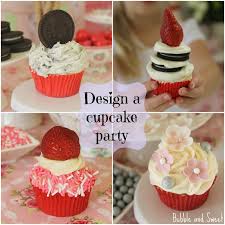Bake some fun cupcakes with your kids for a party, cake sale or weekend treat. Bubble And Sweet How To Host A Cupcake Decorating Birthday Party Lilli S 9th Birthday Party